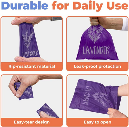 Dog Poop Bags Lavender Scent, 150 Count