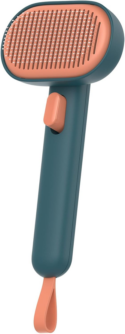 Self-Cleaning Pet Slicker Brush for Dogs & Cats
