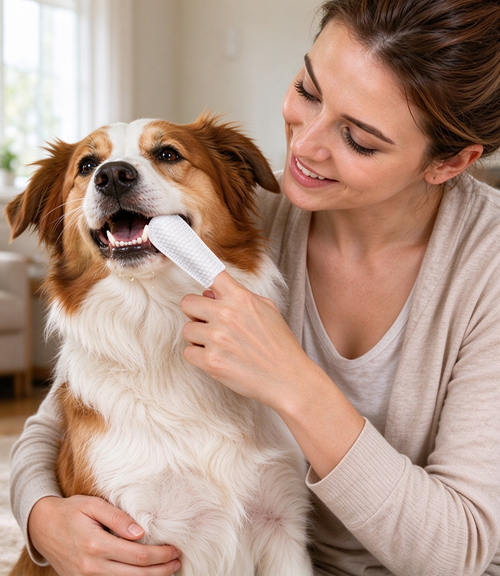Pet Dental Wipes for Dogs and Cats